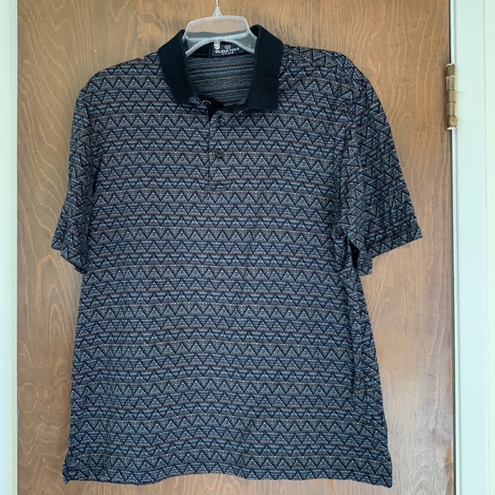 Mens Bugatchi Collared Polo Shirt